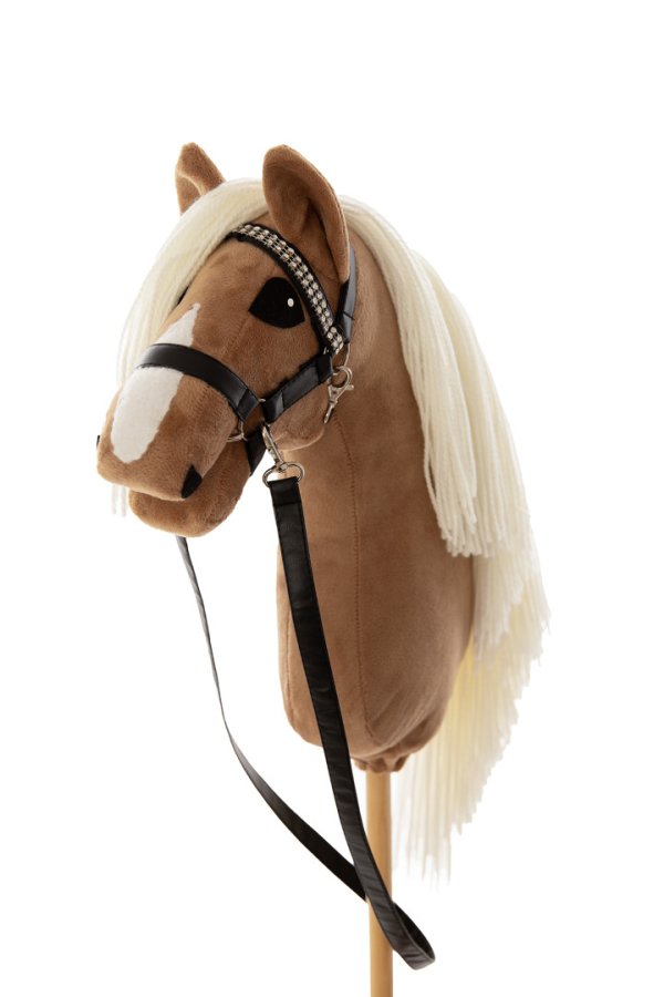 Hobby horse izabel, beżowy, żólty z jasną grzywą formatu A3