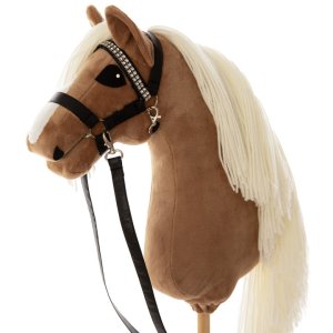 Hobby horse izabel, beżowy, żólty z jasną grzywą formatu A3