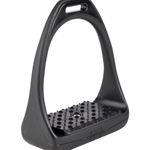 Compositi strzemiona Comfort Lekkie, plastikowe strzemiona wyposażone w system pochłaniający wstrząsy, dzięki czemu zmniejszają napięcia kolan i innych stawów u jeźdźca. Dzięki zgrabnej formie, w razie wypadku stopa łatwo wysunie się ze strzemienia. Wkładka antypoślizgowa o głębokości 6,5 cm. Cena za parę. Rozmiar: 12 cm